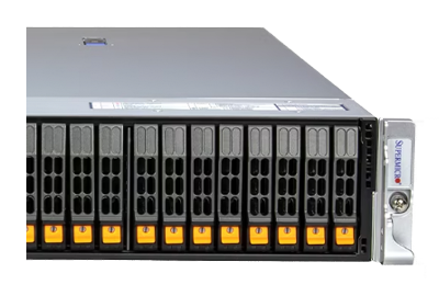 Supermicro Hyper A+ Server 2115HS-TNR front of system