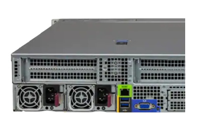Supermicro Hyper A+ Server 2115HS-TNR rear of system